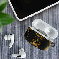 Saint Vincent And The Grenadines 1979 AirPods Case Gold Tropical Leaves And Coat Of Arms - Wonder Print Shop
