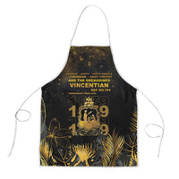 Saint Vincent And The Grenadines 1979 Apron Gold Tropical Leaves And Coat Of Arms - Wonder Print Shop