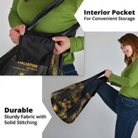 Saint Vincent And The Grenadines 1979 Grocery Bag Gold Tropical Leaves And Coat Of Arms - Wonder Print Shop