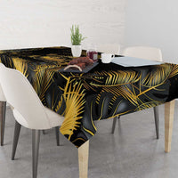 Saint Vincent And The Grenadines 1979 Tablecloth Gold Tropical Leaves And Coat Of Arms - Wonder Print Shop