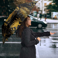 Saint Vincent And The Grenadines 1979 Umbrella Gold Tropical Leaves And Coat Of Arms - Wonder Print Shop