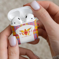 US Virgin Islands AirPods Case Eagle Madras Pattern