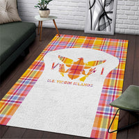 US Virgin Islands Area Rug Eagle Madras Pattern