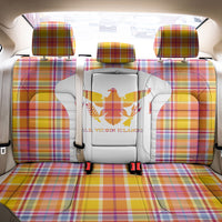 US Virgin Islands Back Car Seat Cover Eagle Madras Pattern