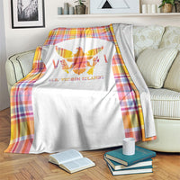 US Virgin Islands Blanket Eagle Madras Pattern