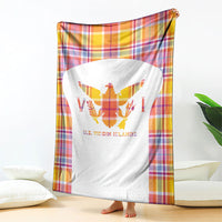 US Virgin Islands Blanket Eagle Madras Pattern