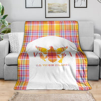 US Virgin Islands Blanket Eagle Madras Pattern