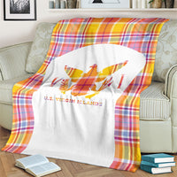 US Virgin Islands Blanket Eagle Madras Pattern