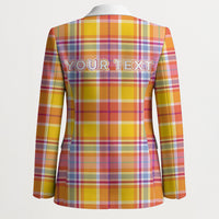 Personalized US Virgin Islands Blazer Eagle Madras Pattern