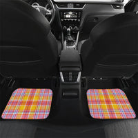 Personalized US Virgin Islands Car Mats Eagle Madras Pattern