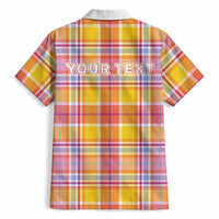 Personalized US Virgin Islands Hawaiian Shirt Eagle Madras Pattern