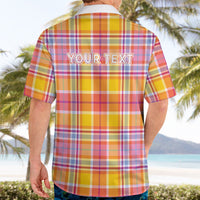 Personalized US Virgin Islands Hawaiian Shirt Eagle Madras Pattern