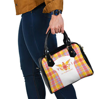 US Virgin Islands Shoulder Handbag Eagle Madras Pattern