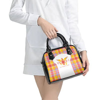 US Virgin Islands Shoulder Handbag Eagle Madras Pattern