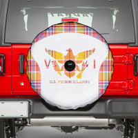 US Virgin Islands Spare Tire Cover Eagle Madras Pattern