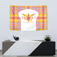 US Virgin Islands Tapestry Eagle Madras Pattern