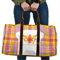 US Virgin Islands Travel Bag Eagle Madras Pattern