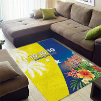 Curacao Day Area Rug One People One Heart