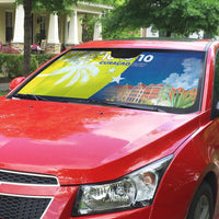 Curacao Day Auto Sun Shade One People One Heart