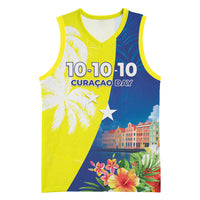 Curacao Day Basketball Jersey One People One Heart