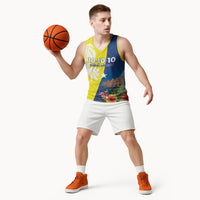 Curacao Day Basketball Jersey One People One Heart