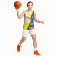 Curacao Day Basketball Jersey One People One Heart