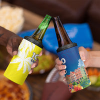 Curacao Day 4 in 1 Can Cooler Tumbler One People One Heart