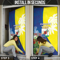 Curacao Day Door Cover One People One Heart