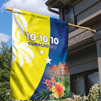 Curacao Day Garden Flag One People One Heart