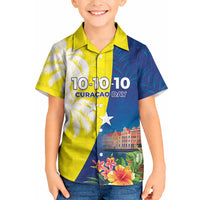 Curacao Day Kid Hawaiian Shirt One People One Heart