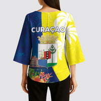 Curacao Day Kimono Sleeve Blouse One People One Heart