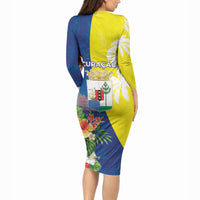 Curacao Day Long Sleeve Bodycon Dress One People One Heart