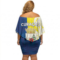 Curacao Day Off Shoulder Short Dress One People One Heart