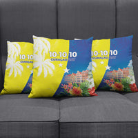 Curacao Day Pillow Cover One People One Heart