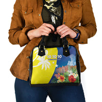 Curacao Day Shoulder Handbag One People One Heart