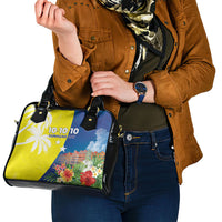 Curacao Day Shoulder Handbag One People One Heart