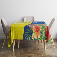 Curacao Day Tablecloth One People One Heart