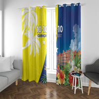 Curacao Day Window Curtain One People One Heart