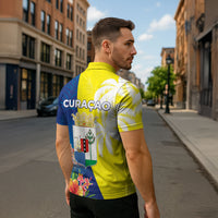 Curacao Day Zipper Polo Shirt One People One Heart