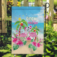 Hawaii Christmas Garden Flag Deck The Palms Holiday Flamingos LT05 - Wonder Print Shop