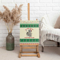 Funny Skeleton Christmas Canvas Wall Art It's Fine I'm Fine Everything Is Fine - Wonder Print Shop