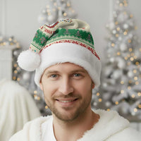 Funny Skeleton Christmas Santa Hat It's Fine I'm Fine Everything Is Fine - Wonder Print Shop