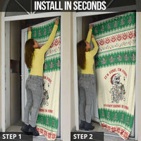 Funny Skeleton Christmas Door Cover It's Fine I'm Fine Everything Is Fine - Wonder Print Shop