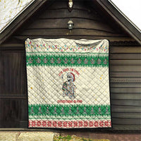 Funny Skeleton Christmas Quilt It's Fine I'm Fine Everything Is Fine - Wonder Print Shop