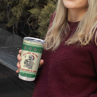Funny Skeleton Christmas Tumbler Cup It's Fine I'm Fine Everything Is Fine - Wonder Print Shop