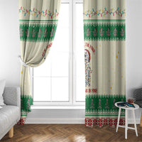 Funny Skeleton Christmas Window Curtain It's Fine I'm Fine Everything Is Fine - Wonder Print Shop