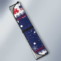 Freedom Charlie Kirk Tribute Christmas Auto Sun Shade American Flag - Wonder Print Shop