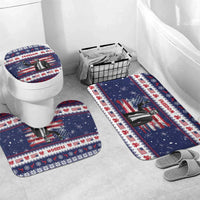 Freedom Charlie Kirk Tribute Christmas Bathroom Set American Flag - Wonder Print Shop