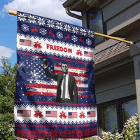 Freedom Charlie Kirk Tribute Christmas Garden Flag American Flag - Wonder Print Shop