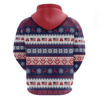 Freedom Charlie Kirk Tribute Christmas Hoodie American Flag - Wonder Print Shop